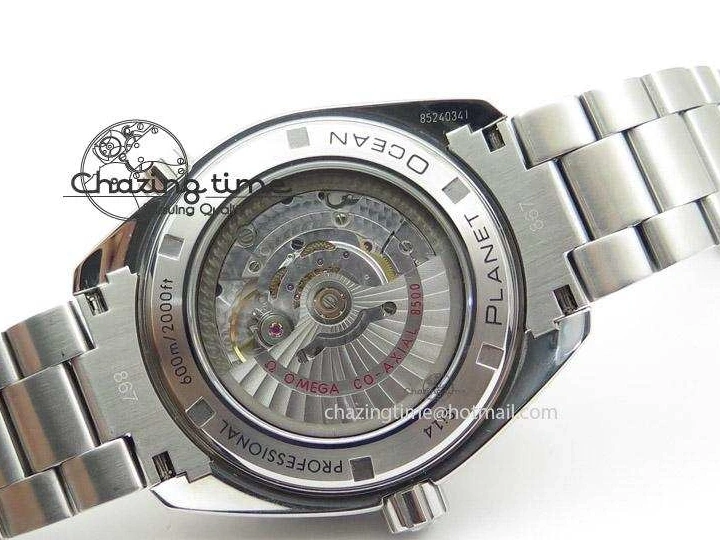 1221 Planet Ocean Professional Ceramic Bezel 45mm 1:1 Noob Best Edition on SS Bracelet A Attractive 8289